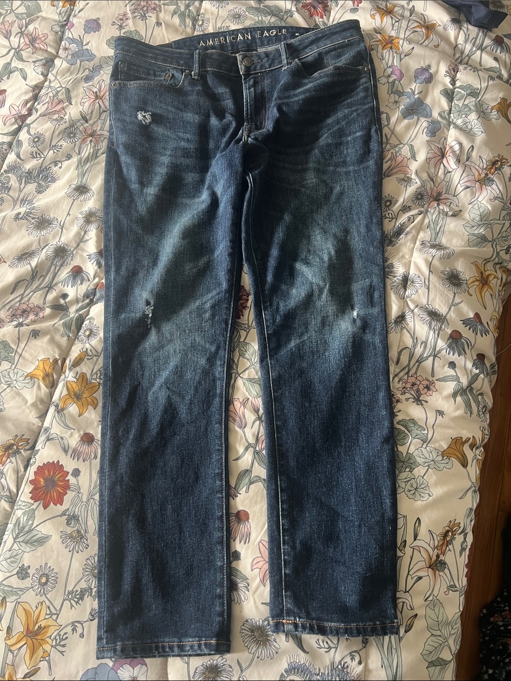 American Eagle Outfitters Men's Indigo Slim Straight Jeans
